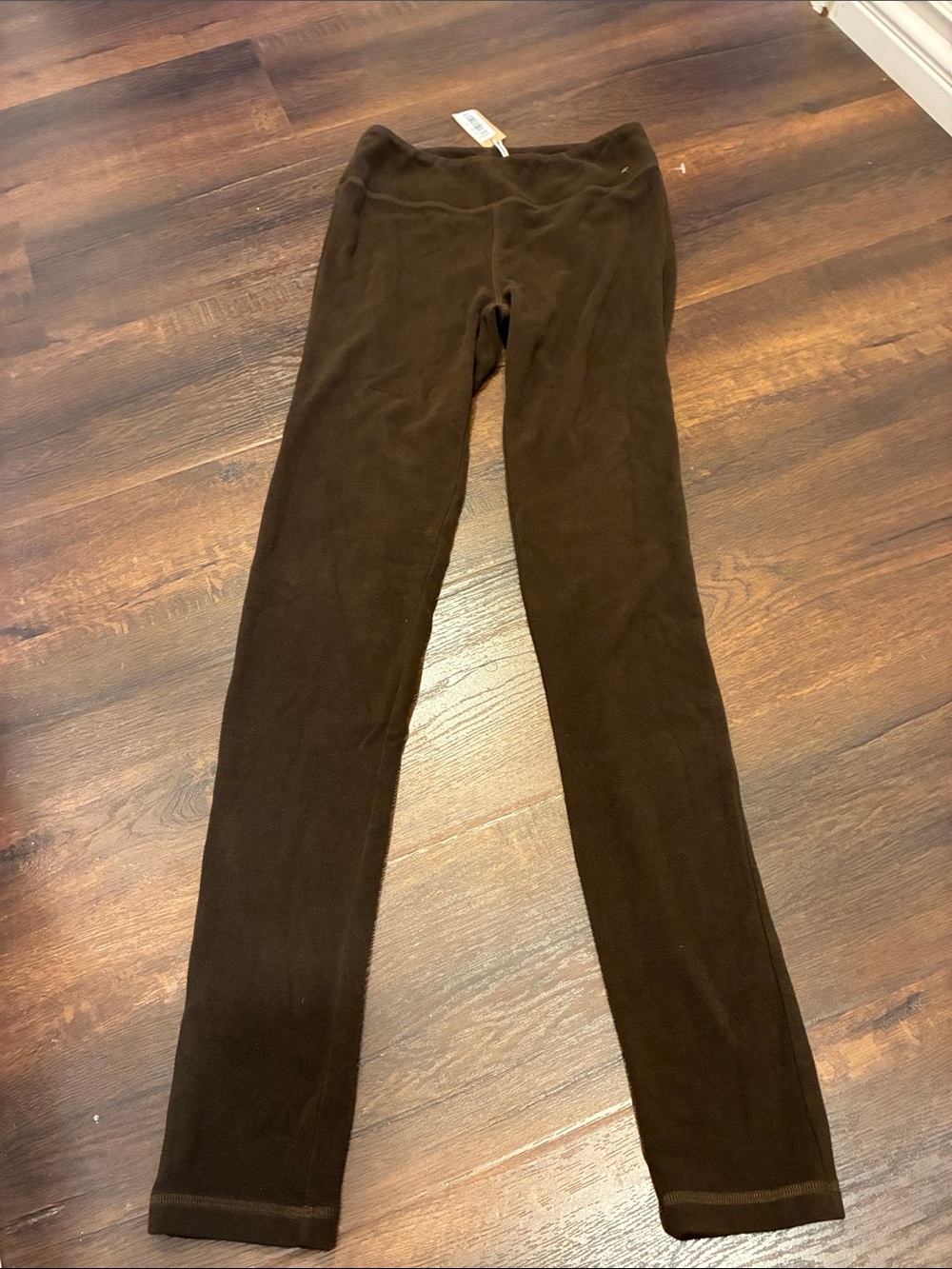 NEW HELLO NITE Dark Brown Leggings PANTS SZ S SO SOFT!